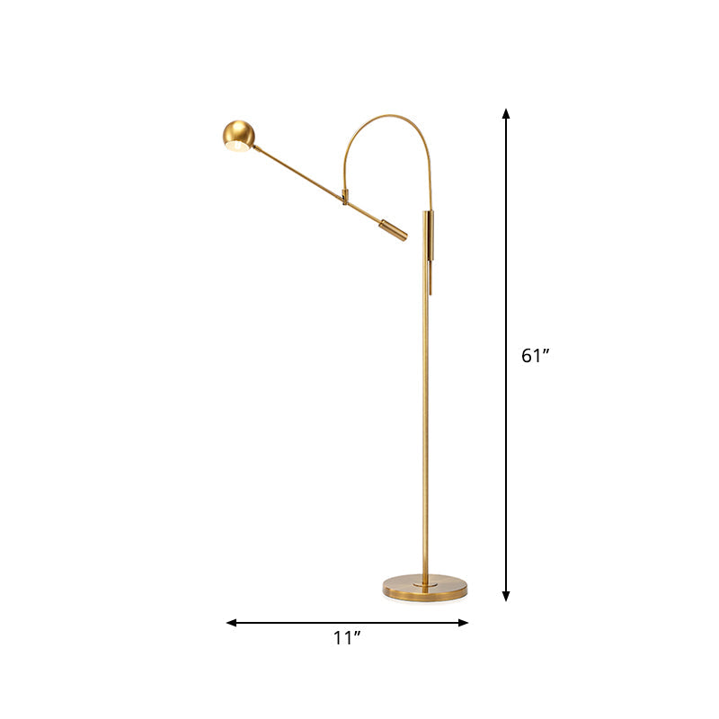 Taavita Linear/ Capsule/ Arch Floor Lamp Designer Metal One Bulb Living Room Lamp in Black, Modern Style, 60-83 Inches Height, E26/E27 Bulb Base