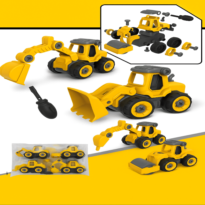 BuildMaster Kids Construction Kit with Electric Screwdriver