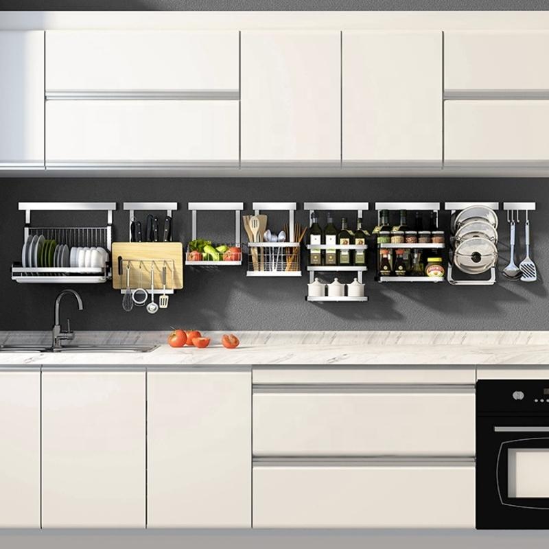 Taavita Wall-Mounted Kitchen Utensil Storage Racks - 8 Unique Racks for Organizing Utensils and More