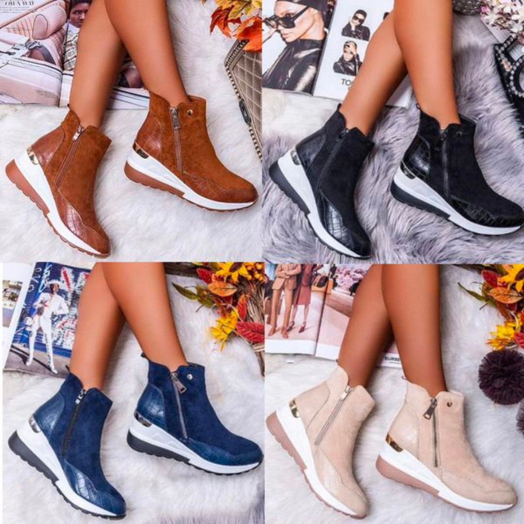 Elegant Comfort Ankle Boots for All-Day Wear