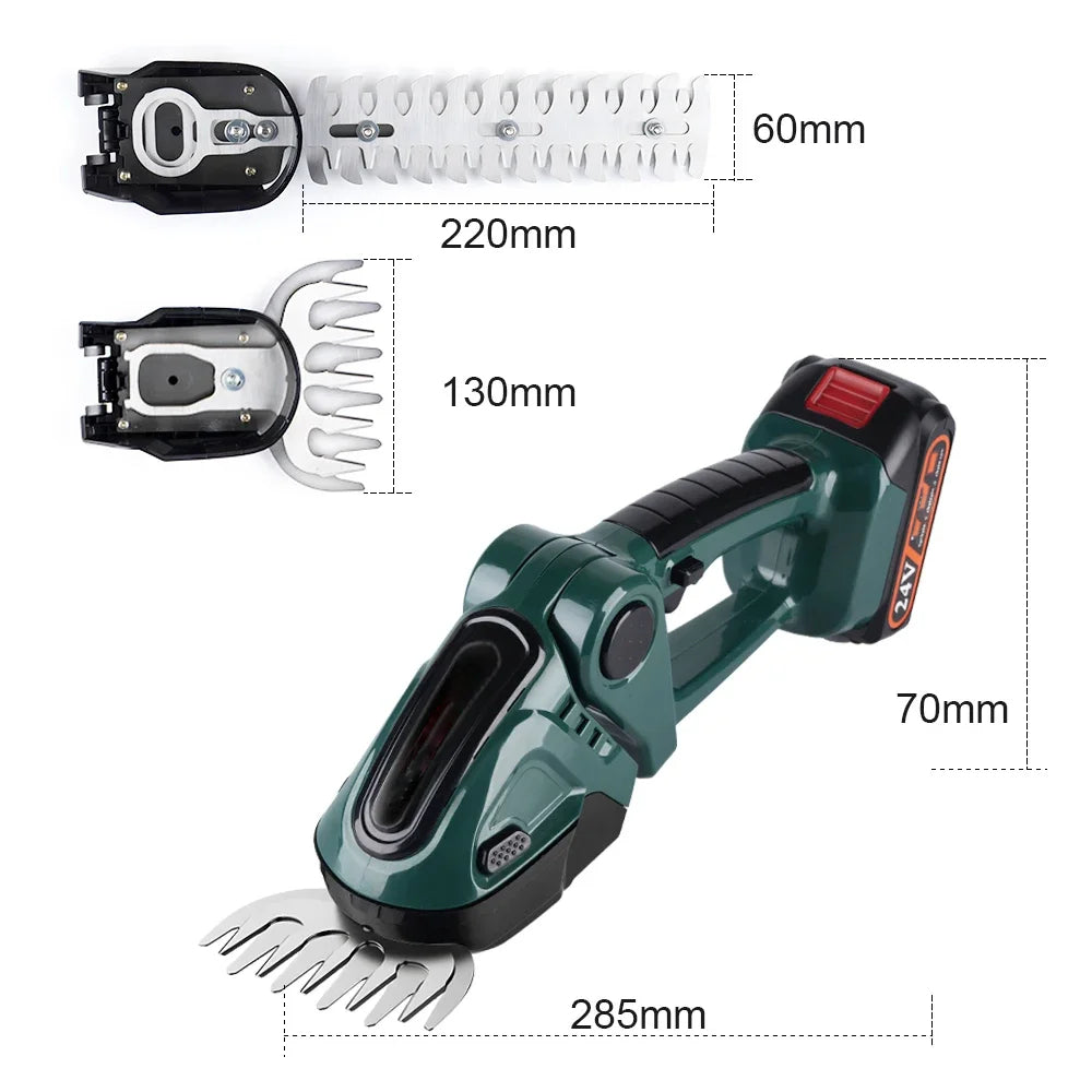Battery-Powered Hedge Clipper