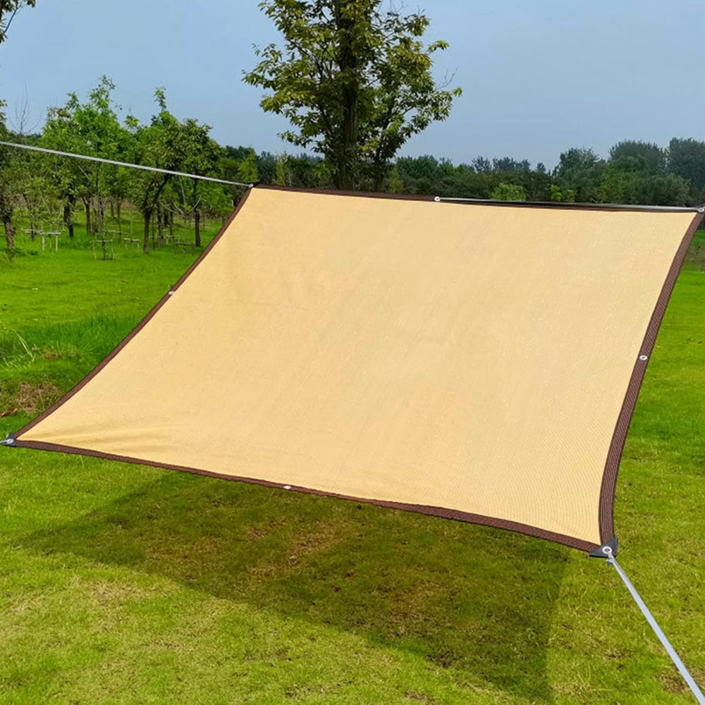 Patio Canopy Sail for Outdoor Sun Shade - Mesh Design