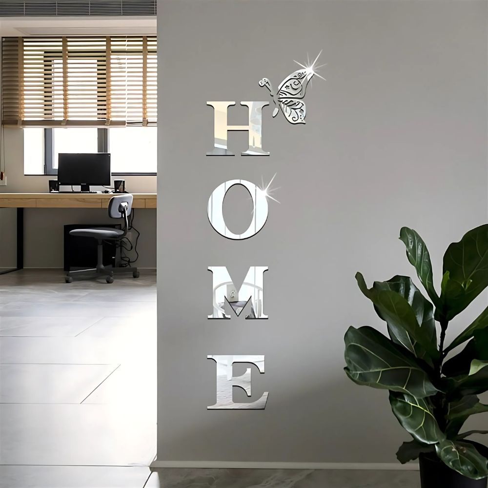 3D Wall Sticker Decor for Home Entrance Mirror
