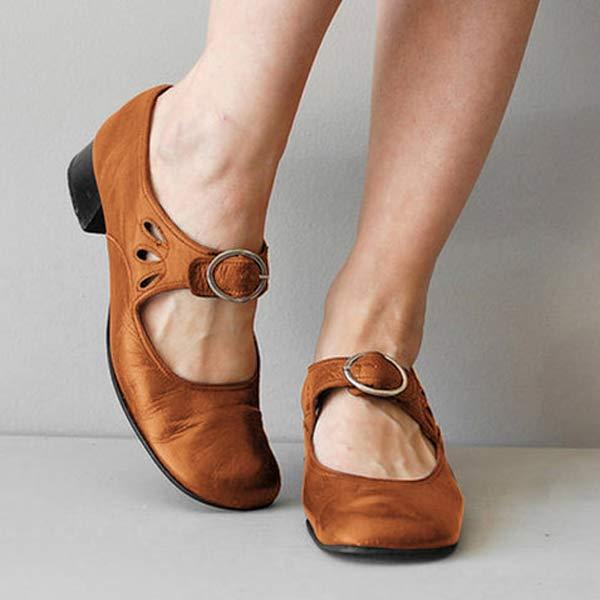 Timeless Comfort Leather Sandals with Adjustable Buckle