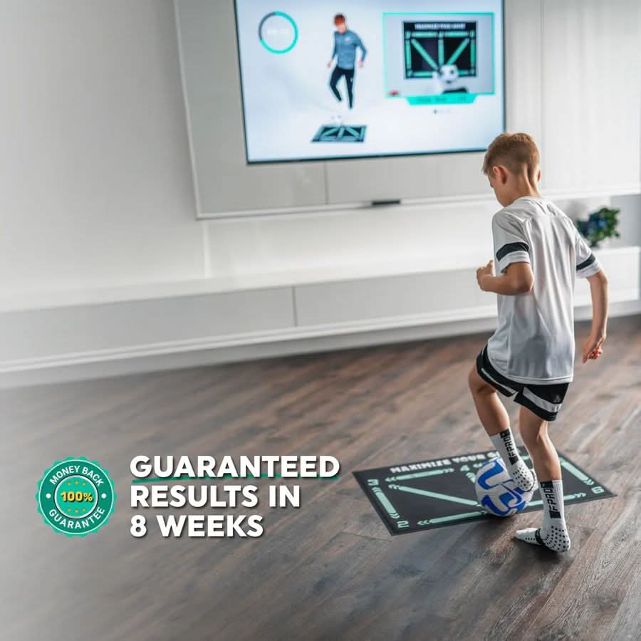 ProKick Non-Slip Football Training Mat for Home Use