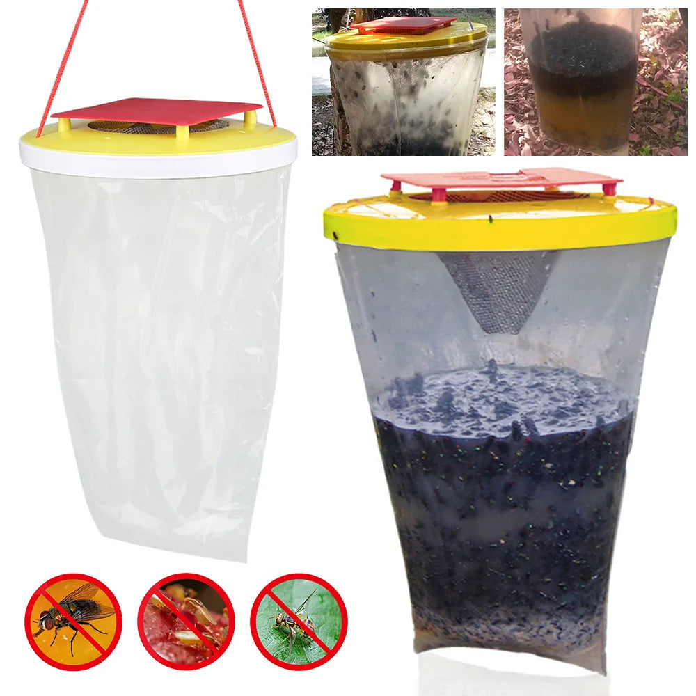 Natural Outdoor Fly Catcher Bag for Effective Pest Control
