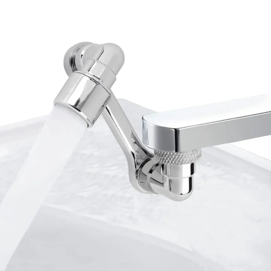 1080° Rotating Dual-Spray Faucet Extender (Tool-Free Install)