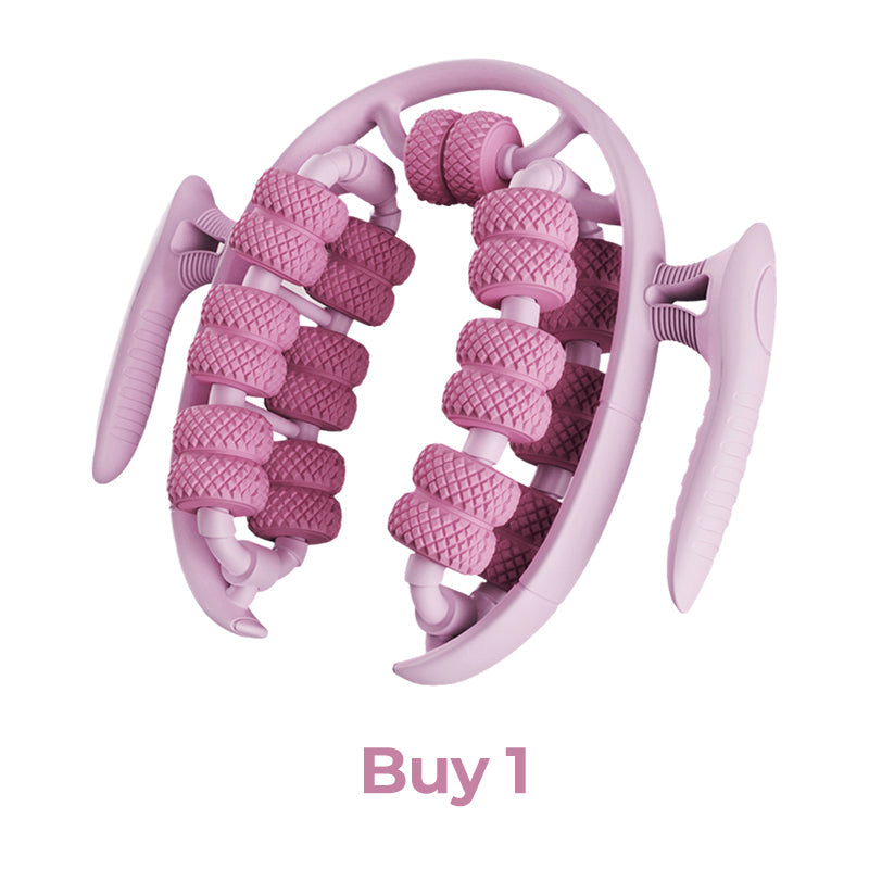 Ergonomic Leg Massage Roller with Knobs for Targeted Relief