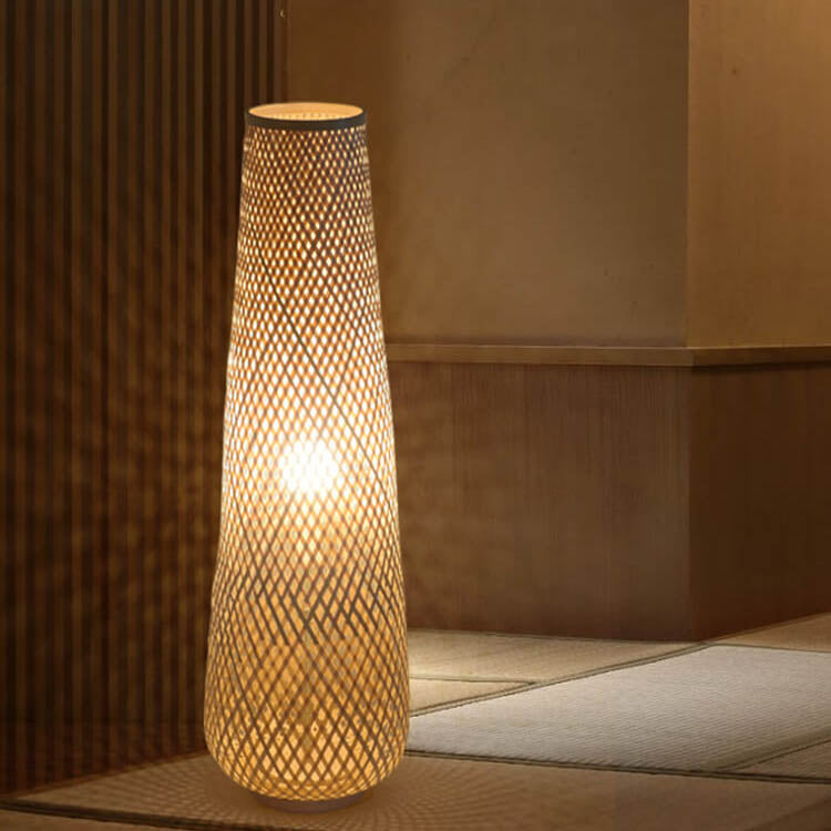 Modern 1-Light LED Floor Lamp Made of Taavita