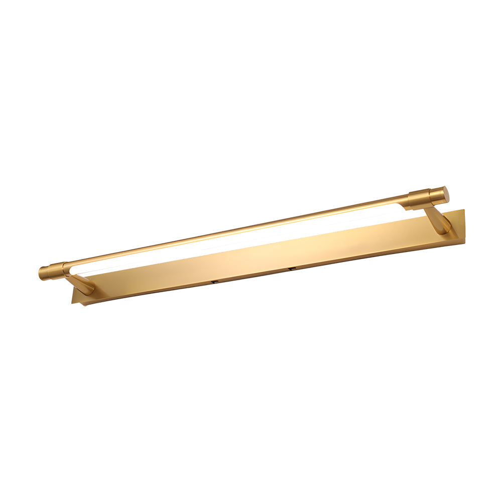 120° Rotatable Dimmable Metallic Strip LED Bath Bar Vanity Light, 18.9''/24.8'' L by Taavita