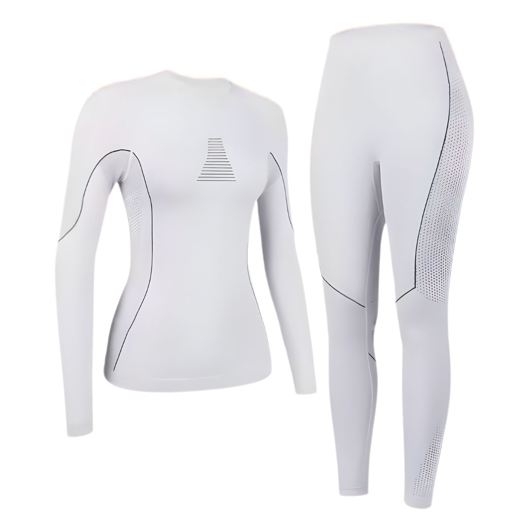 Seamless Thermal Underwear Set for Women – Ideal for Skiing and Winter