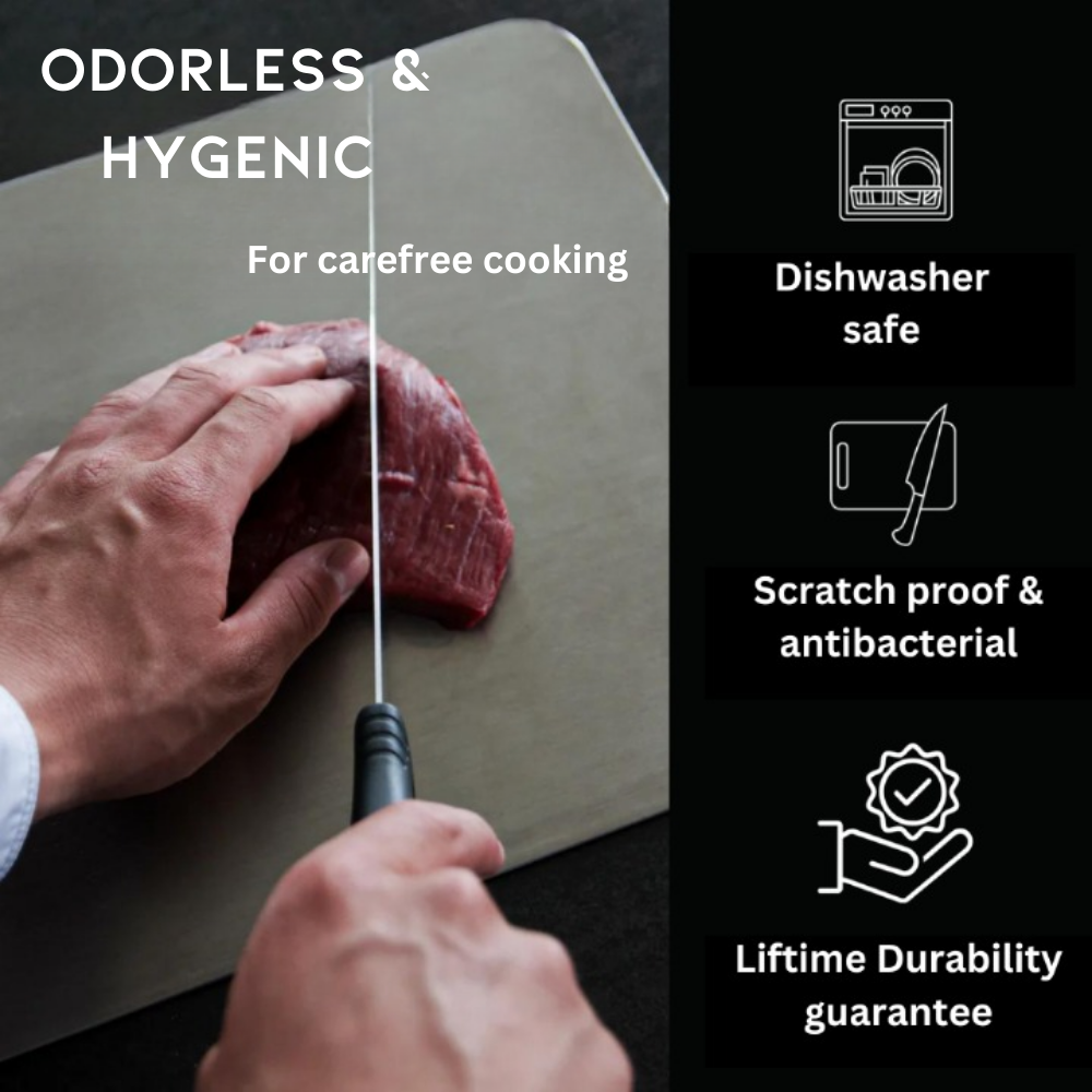 Titanium Chef's Board - Ultimate Kitchen Food Prep Tool