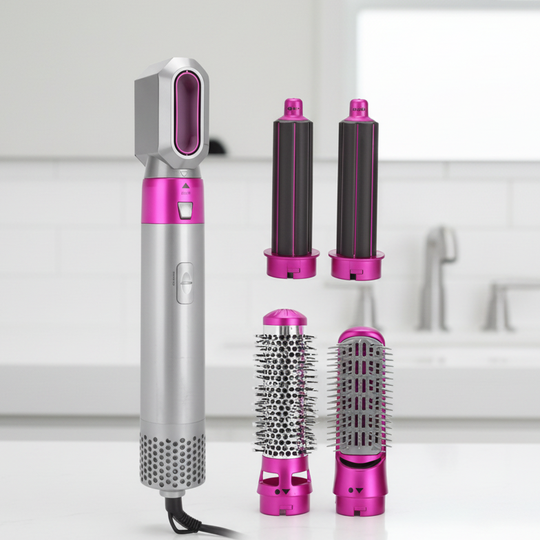 VivaStyle 5-in-1 Hair Dryer and Styler for Effortless Beauty