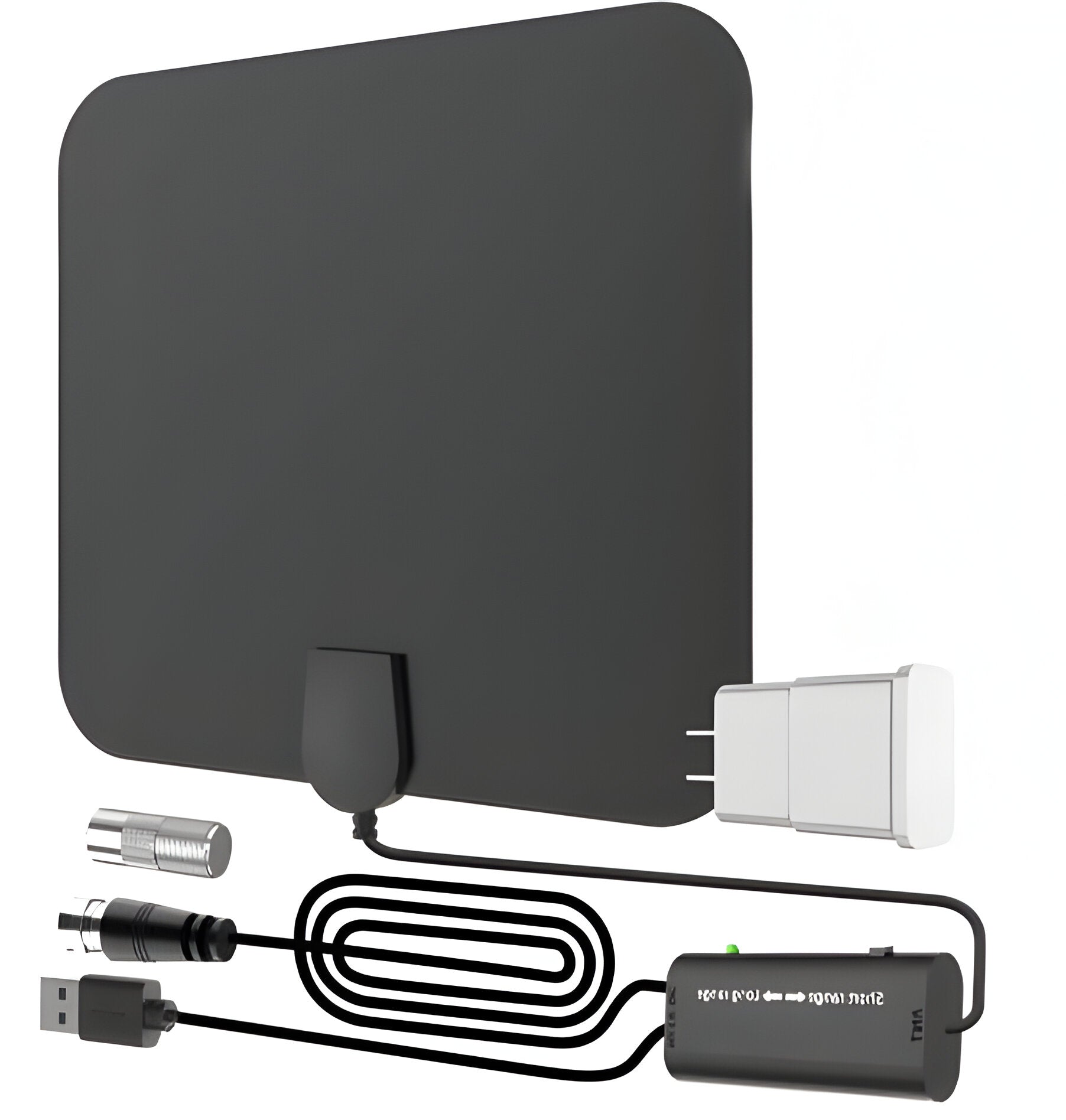 Indoor Digital HDTV Antenna with Signal Booster – 300 Mile Range