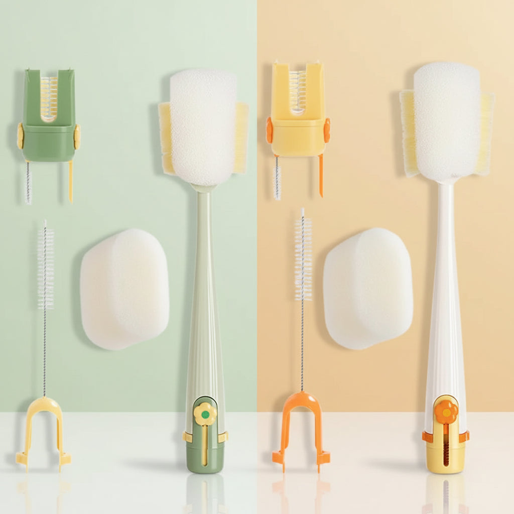 Ultimate 5-in-1 Bottle Cleaning Kit for Effortless Shine