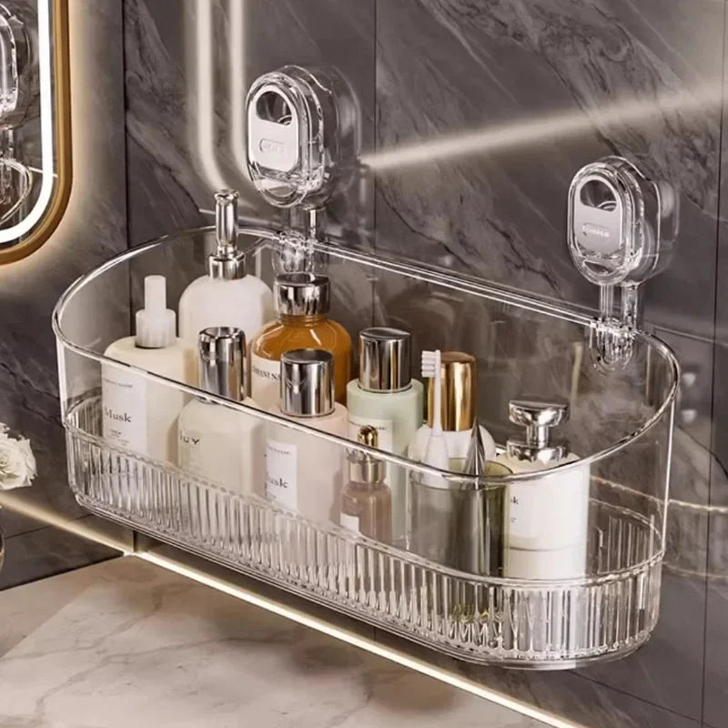 Storage Rack with Suction Cups for Various Uses