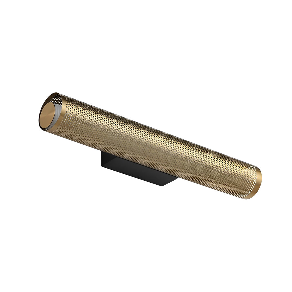 15.7-Inch Metallic Long Cylindrical Vanity Sconce Lighting Wall Lamp