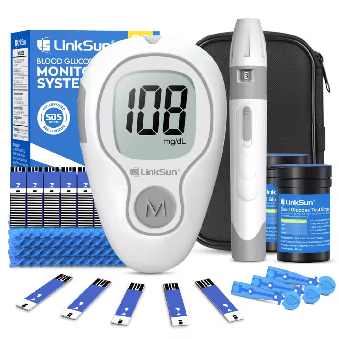 Digital Blood Sugar Tester - Complete Glucose Testing Kit