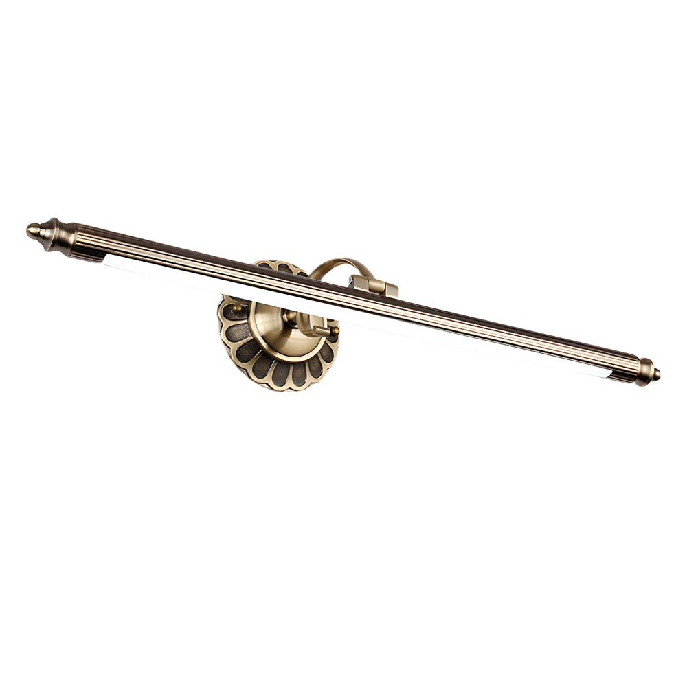 1-Light Linear Metallic Vanity Bath LED Light