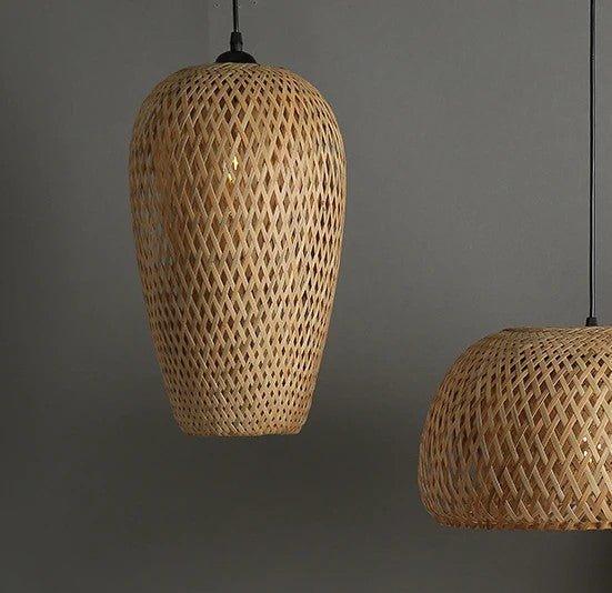 Lumiara — Handmade Bamboo Pendant Light with Retro Style