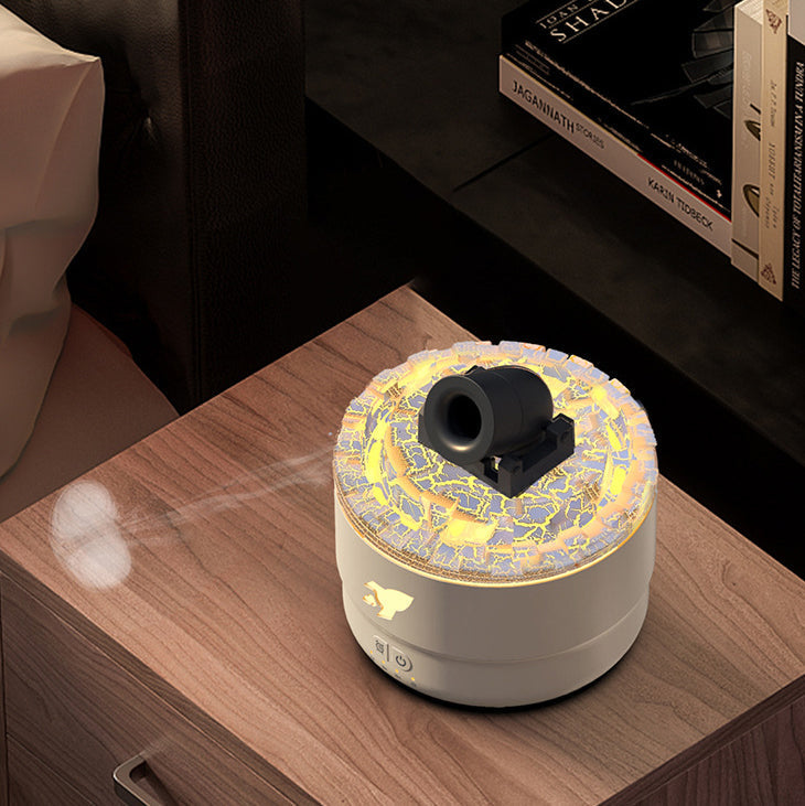 Cordless Aroma Diffuser | Flame-Effect LED | Portable Relaxation Device | Plastic