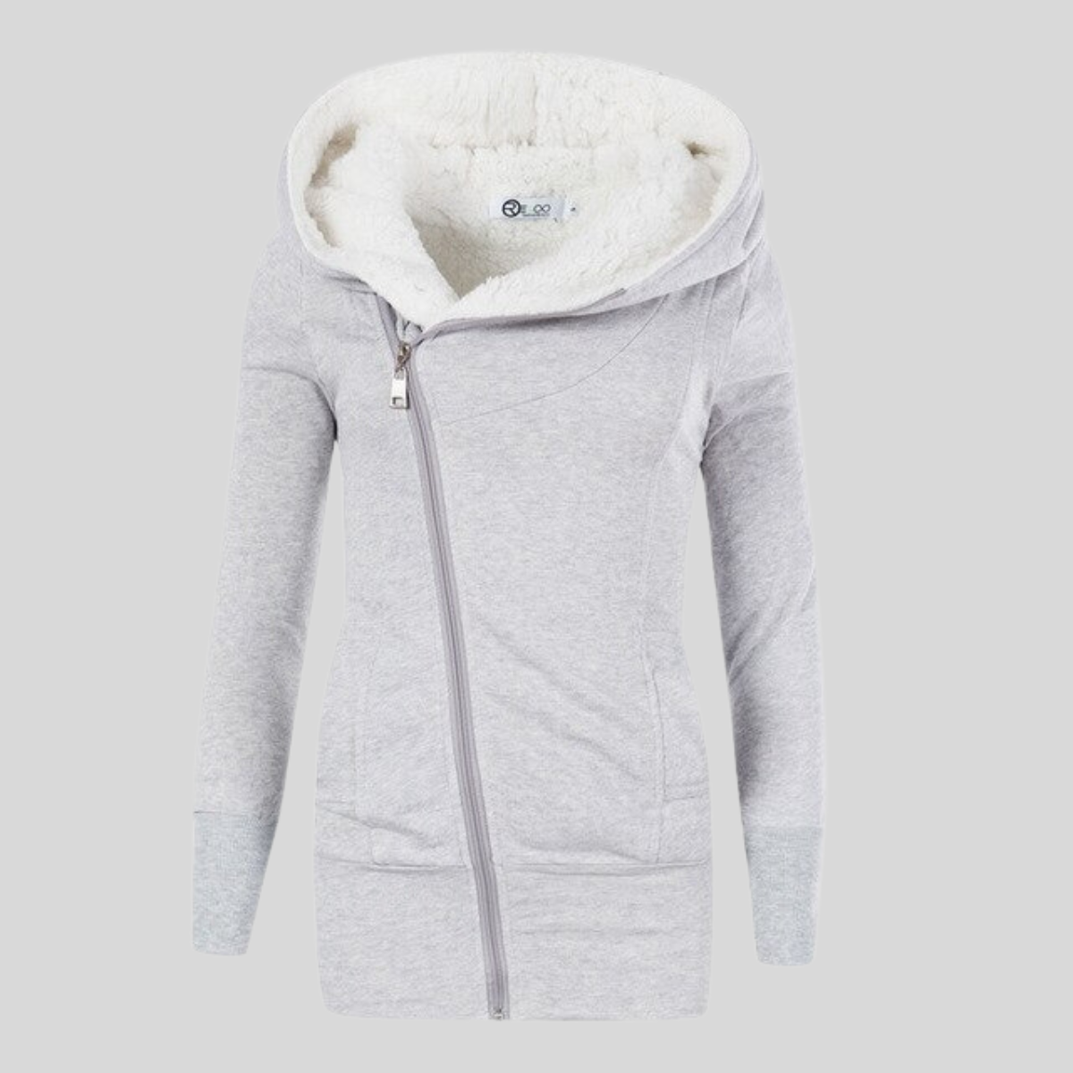 Hooded Lamb Fleece Sweater | Mid-Length Warmth | Soft and Cozy Comfort | Cotton Blend