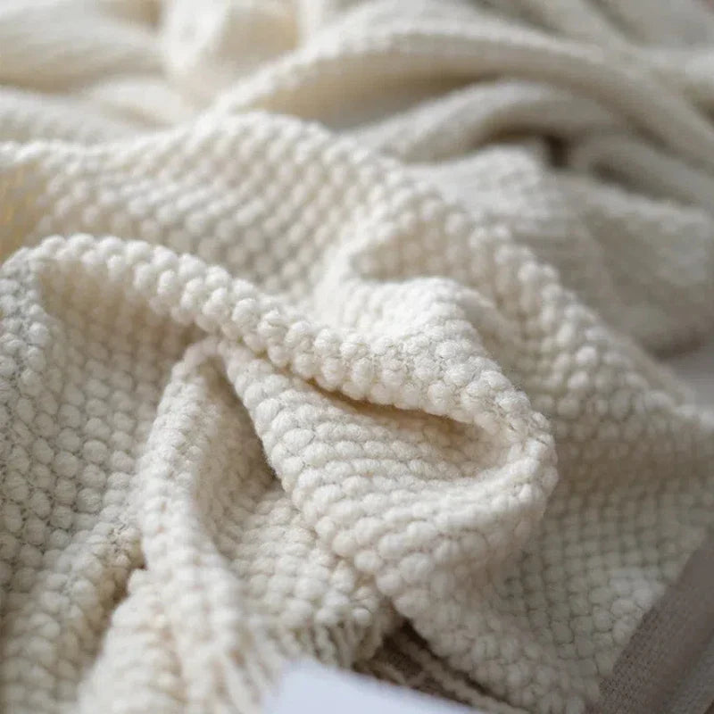 Wool Blanket | Velvety Soft | Year-Round Warmth | Wool