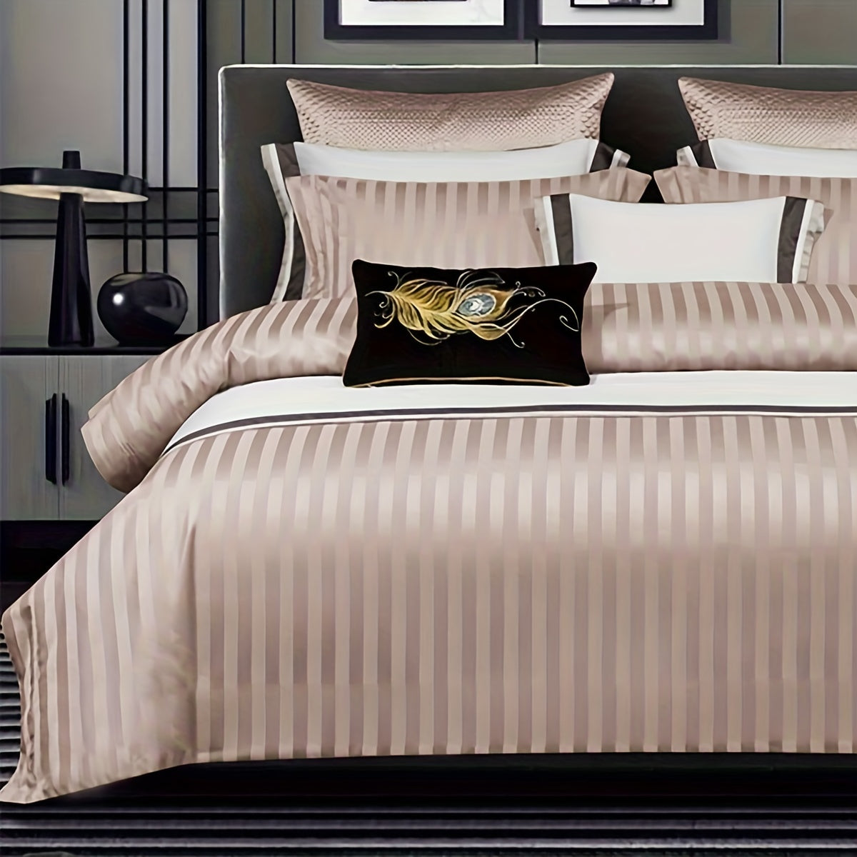 Duvet Cover Set | Satin Embossed | Luxurious Comfort | Polyester