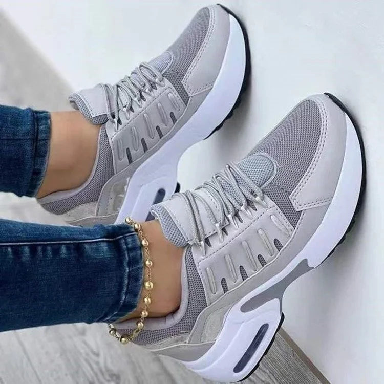 Women’s Athletic Sneakers | Orthopedic Design with Three-Zone Support | Breathable Mesh & Cushioned Heel | Comfortable Fit for All-Day Wear