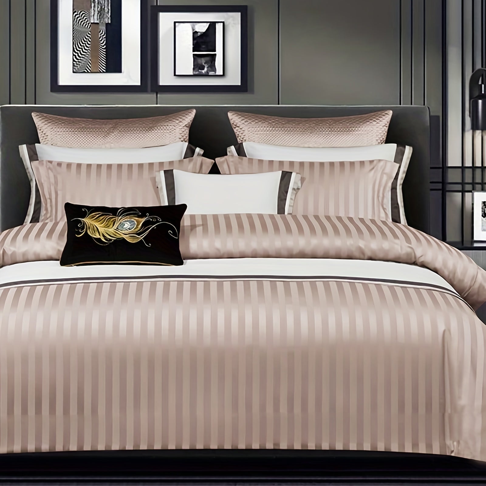 Duvet Cover Set | Satin Embossed | Luxurious Comfort | Polyester