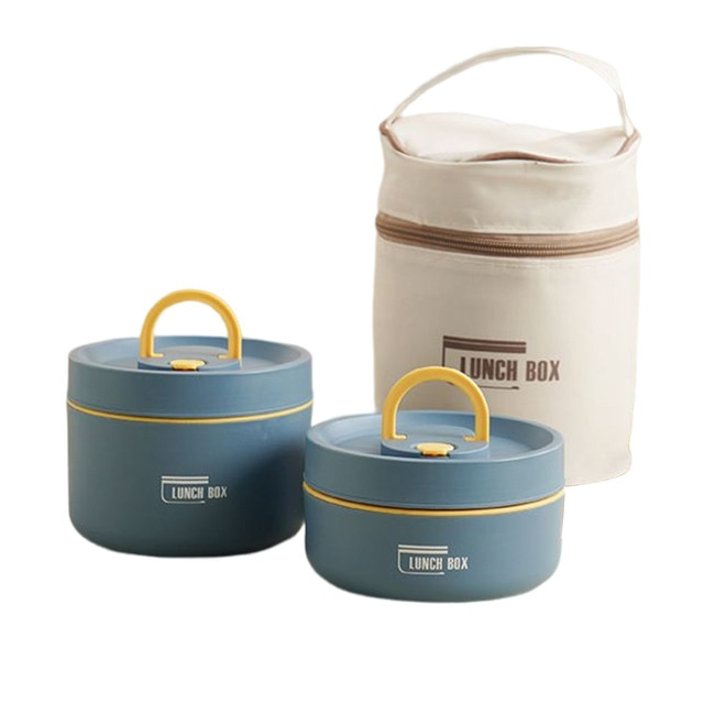 Nivaro — Insulated Stainless Steel Lunchbox with Leak-Proof Bag