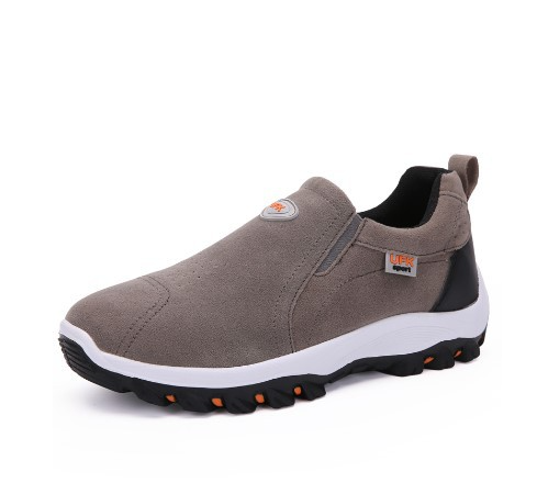 Men's Orthopedic Hiking Shoes | Slip-On Lightweight Design | Breathable Material & Arch Support | Slip-Resistant Rubber Sole