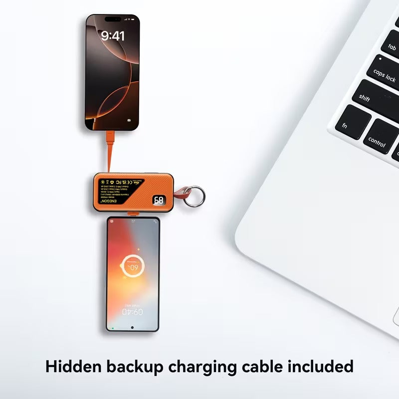 Compact Power Bank Set of 2 - USB-C Port - Portable Design