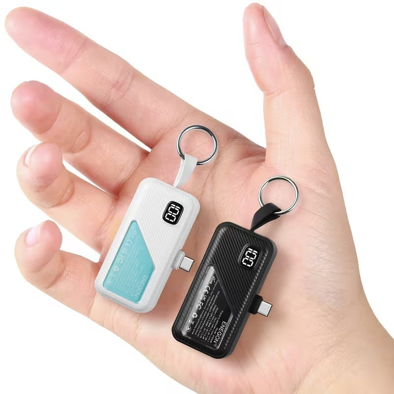 Compact Power Bank Set of 2 - USB-C Port - Portable Design