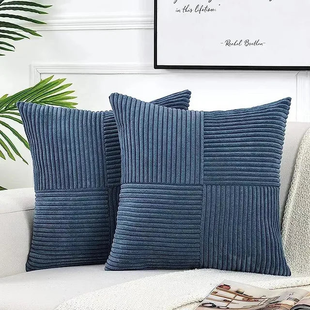 Taavita - Striped Soft Pillowcases Cord Splitting