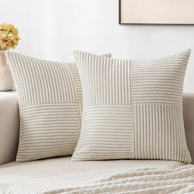 Taavita - Striped Soft Pillowcases Cord Splitting