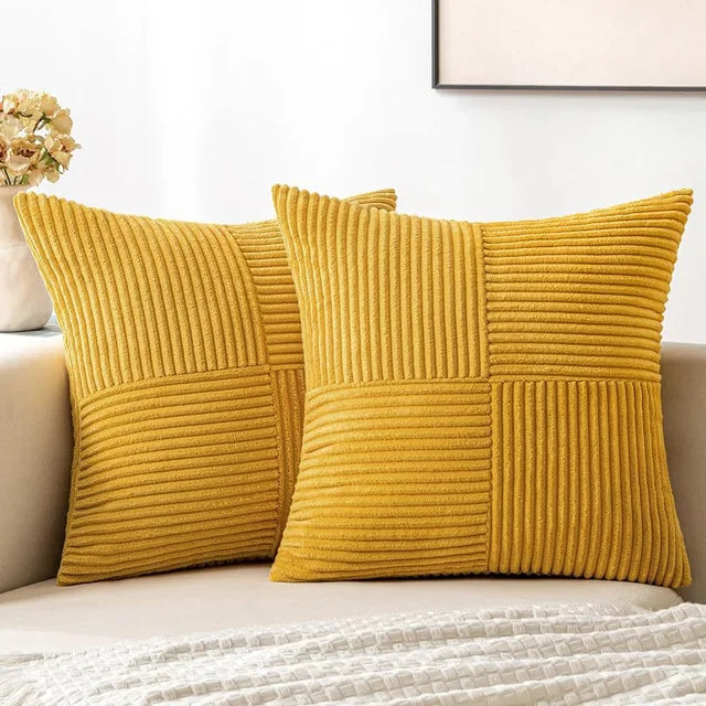Taavita - Striped Soft Pillowcases Cord Splitting
