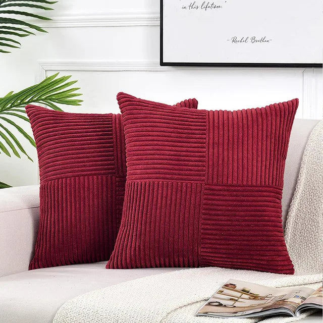 Taavita - Striped Soft Pillowcases Cord Splitting