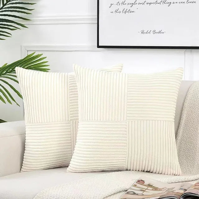 Taavita - Striped Soft Pillowcases Cord Splitting