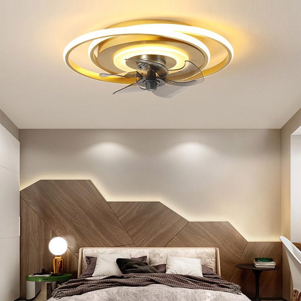 2 Taavita Ceiling Fans for Babies and Kids with LED Light and Remote Control