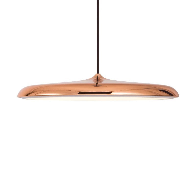 Taavita Flying Saucer - Pendant Light Modern 1 Bulb Hanging Lighting for Dining Room in Rose Gold, Black, Green, Yellow, and Blue