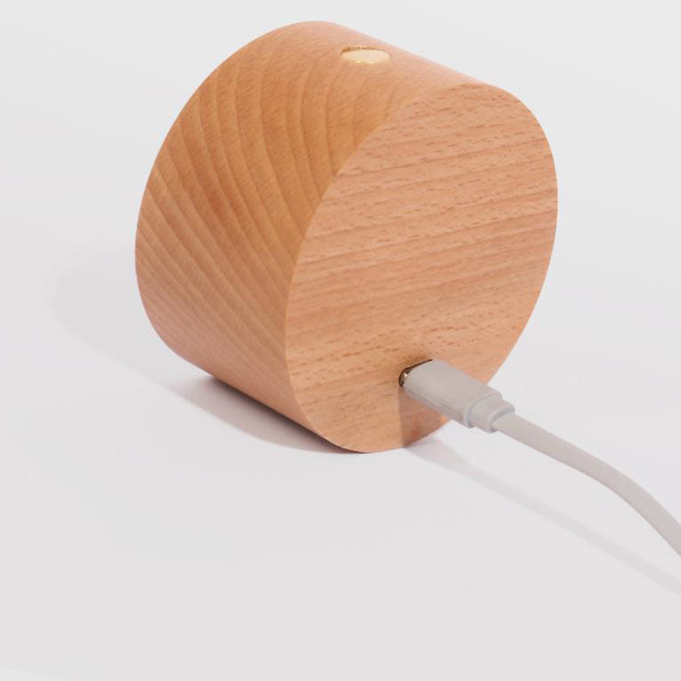 Taavita wooden USB rechargeable magnetic LED wall lamp night light