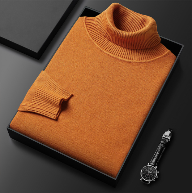 Men's Premium Cashmere Blend Turtleneck Sweater