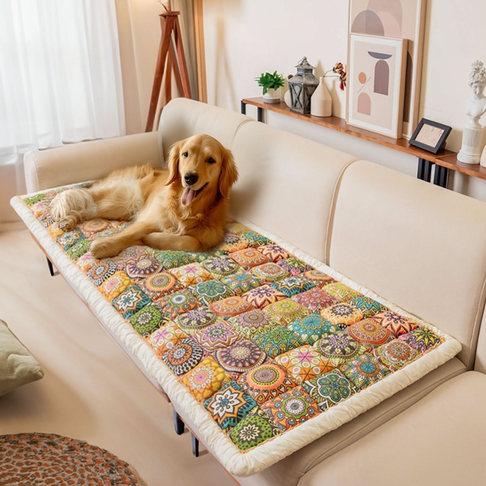ChicShield Sofa Protector with Natural Elegance
