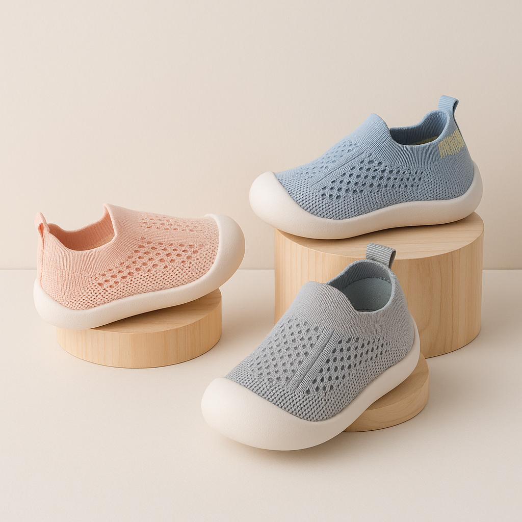 Breathable Kids' Sneakers for Active Playtime with Non-Slip Grip