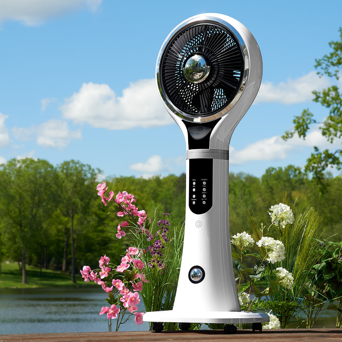 Compact Air Cooler with Mist and Remote Control Functionality