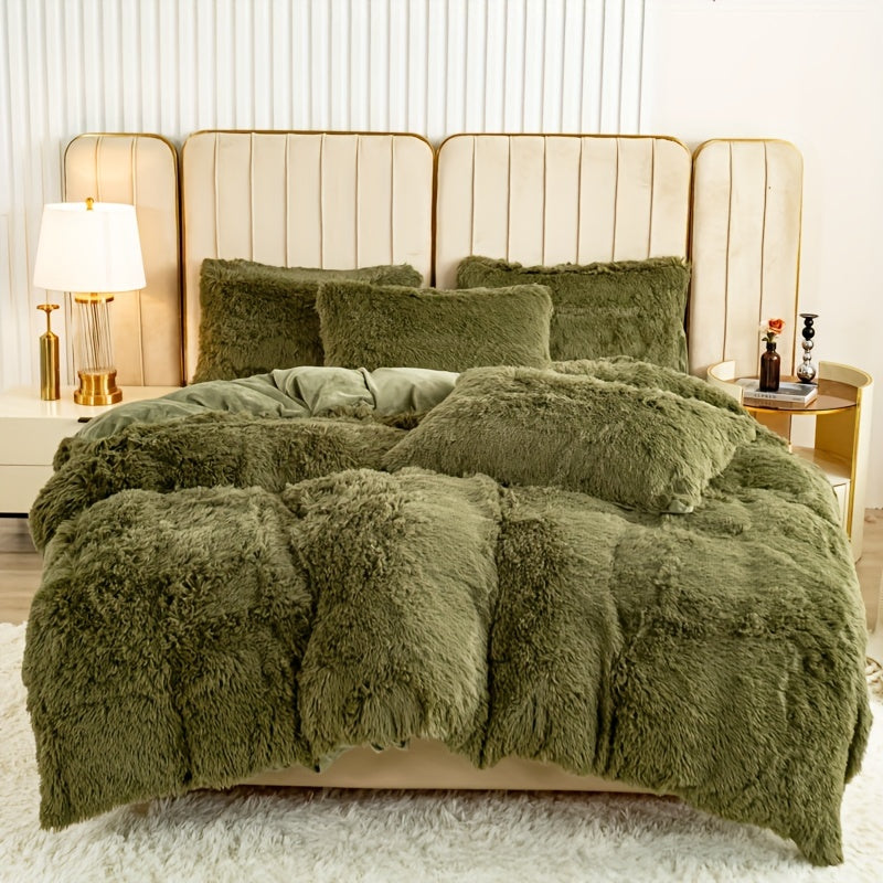 Quilt Cover Set | Wrinkle-Resistant | Soft Cozy Warmth | Polyester