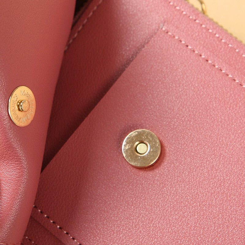 Women's Smartphone Clutch | Transparent Touchscreen Window | Leather-Look with Card Holder | Adjustable Crossbody Strap