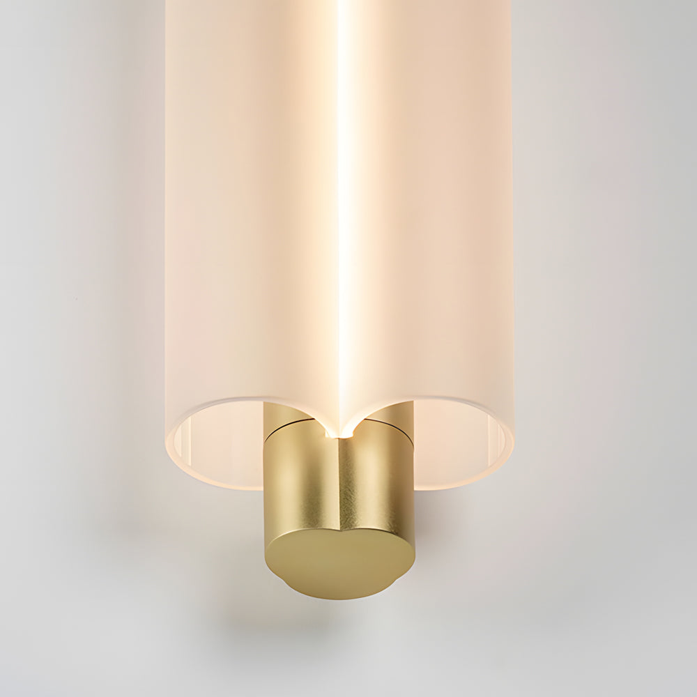1/2/3 Heads Modern Acrylic Cylinder Pendant Lights: Hanging Lamp in Taavita