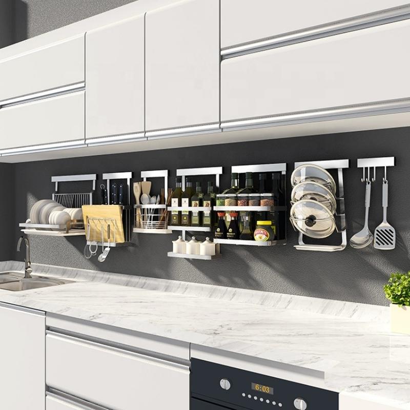 Taavita Wall-Mounted Kitchen Utensil Storage Racks - 8 Unique Racks for Organizing Utensils and More